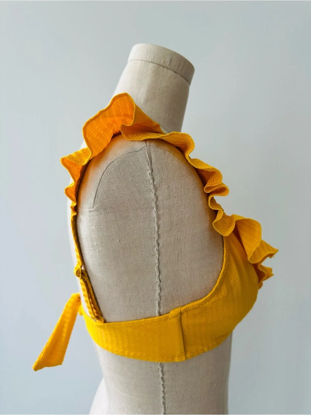 Sézane x Ysé Falbala Bikini Set in Yellow